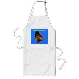 Vintage Thanksgiving Blessings Long Apron