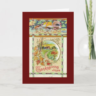 Vintage Thanksgiving Card