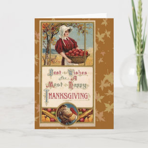 Vintage Thanksgiving Card
