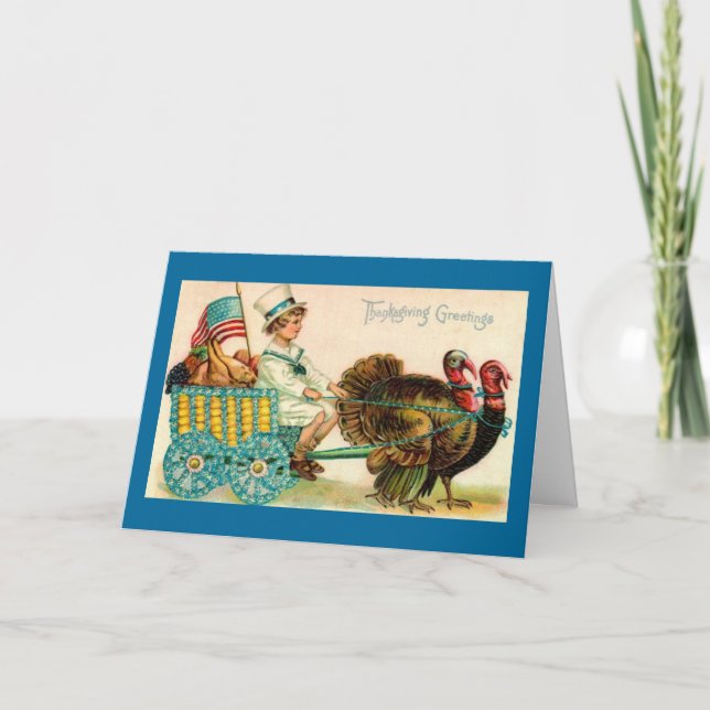 Vintage Thanksgiving Card (Front)