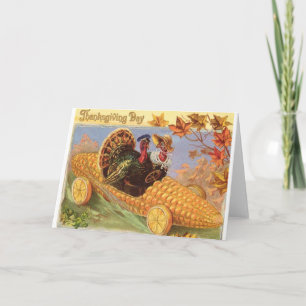 Vintage Thanksgiving Greeting Card