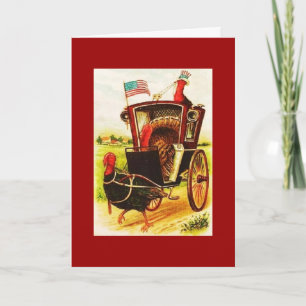 Vintage Thanksgiving Holiday Card