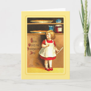 Vintage Thanksgiving Holiday Card