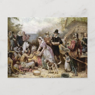 Vintage Thanksgiving Holiday Postcard