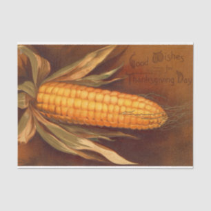 Vintage Thanksgiving Mix Series Design 7 Tissue Paper