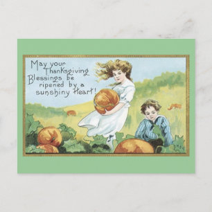 vintage Thanksgiving postcard