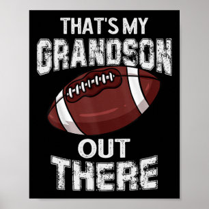 Vintage That's My Grandson Out There - Football No Poster
