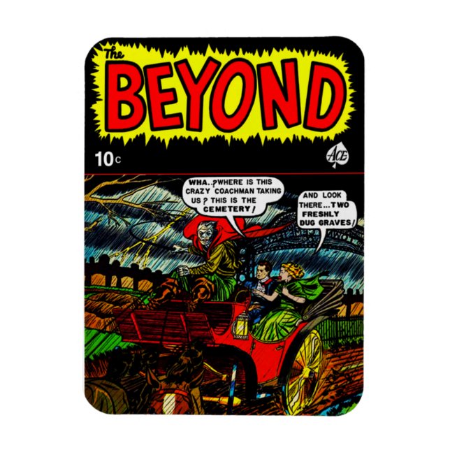 Vintage "The Beyond" Comics Flexible Magnet (Vertical)