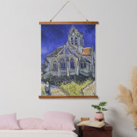 Vintage The church in Auvers-sur-Oise by Van Gogh
