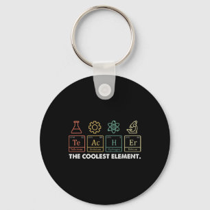 Vintage The Coolest Element Periodic Table Chemist Key Ring