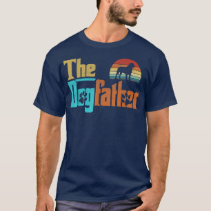 Vintage The Dogfather Neapolitan Mastiff Dog Owner T-Shirt