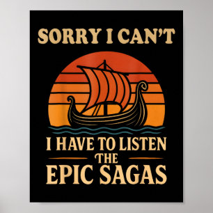 Vintage The Epic Sagas Odysseus Musical  Poster