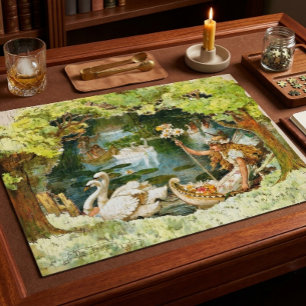 Vintage The Fairies Lake Evelyn Stuart Hardy Jigsaw Puzzle