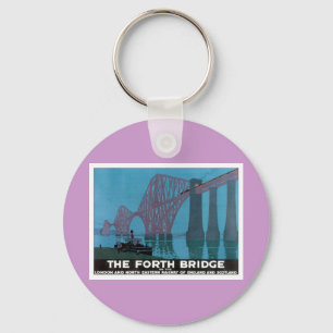 Vintage The Forth Bridge Key Ring