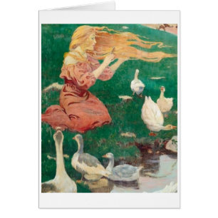Vintage - The Goose Girl,
