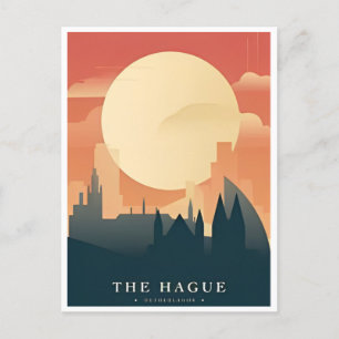 Vintage The Hague city Netherlands holland Postcard