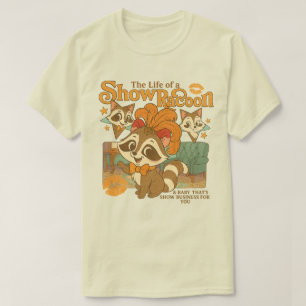 Vintage The Life of A Show Racoon , Showcat T-Shirt