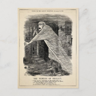 Vintage "The Nemesis of Neglect" Postcard