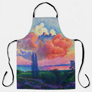Vintage The Pink Cloud (1896) painting Apron