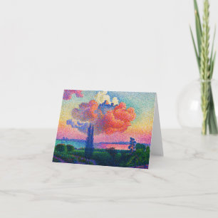 Vintage The Pink Cloud (1896) painting Card