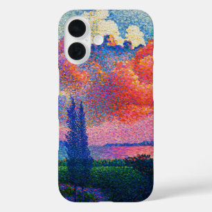 Vintage The Pink Cloud (1896) painting iPhone 16 Case