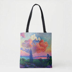 Vintage The Pink Cloud (1896) painting Tote Bag