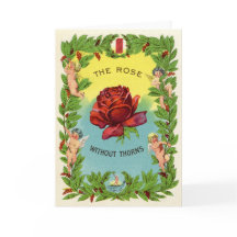 Vintage The Rose Without Thorns Cherubs