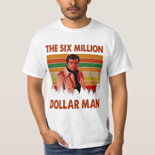 Vintage The six million dollar man T-Shirt (Front)