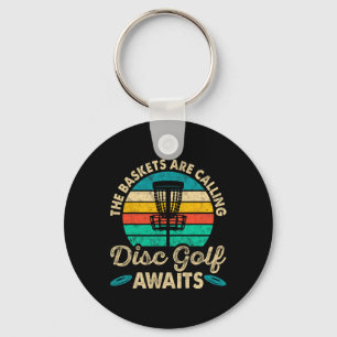 Vintage The Skets Are Calling Disc Golf Awaits Gol Key Ring