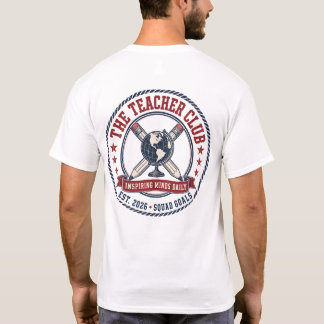 Vintage The Teacher Club Inspiring Minds Custom T-Shirt