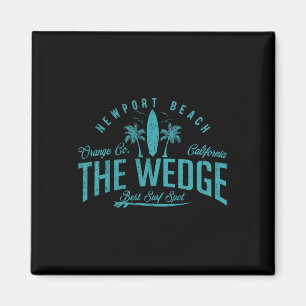 Vintage The Wedge Best Surf Spot Newport Beach Dge Magnet