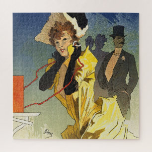 Vintage Theatre Advertising Poster Art Painting Jigsaw Puzzle