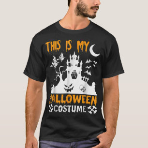 Vintage This Is My Halloween Costume Apparel Funny T-Shirt