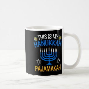Vintage This Is My Hanukkah Pajamakah Pajama Chanu Coffee Mug