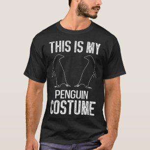 Vintage This Is My Penguin Costume for Halloween T-Shirt