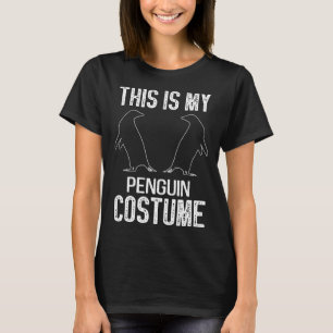 Vintage This Is My Penguin Costume for Halloween T-Shirt
