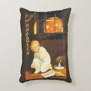 Vintage Thrilling Halloween by Ellen Clapsaddle Decorative Cushion