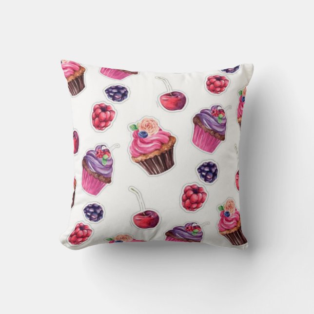 Vintage Throw Pillow (Front)