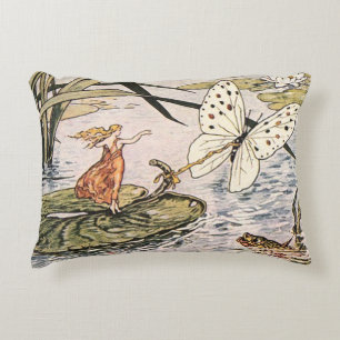 Vintage "Thumbelina” Decorative Cushion