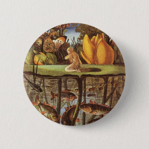 Vintage Thumbelina Fairy Tale, Eleanor Vere Boyle 6 Cm Round Badge