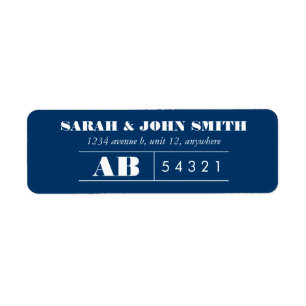 Vintage Ticket Design Address Label Sticker