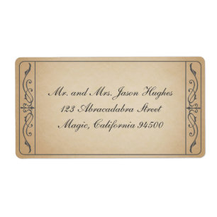 Vintage Ticket Label