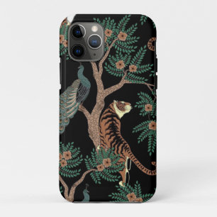 Vintage tiger and peacock Case-Mate iPhone 11 Pro Case
