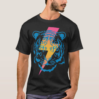 Vintage Tiger Bolt Of Lightning Chinese New Year O T-Shirt