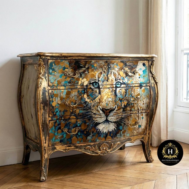 Vintage Tiger Decoupage  Tissue Paper (Creator Uploaded)