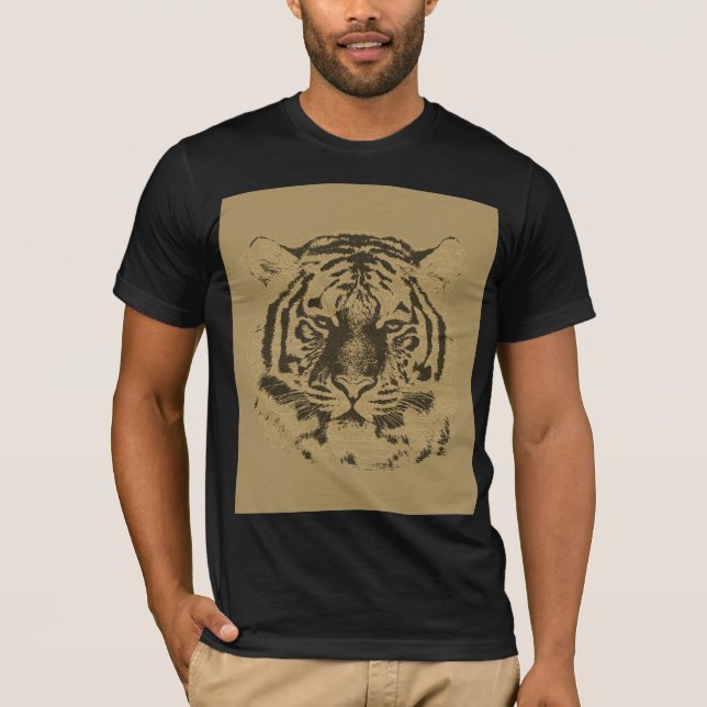 Vintage Tiger Face T-Shirt (Front)