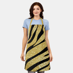 Vintage Tiger Print Aprons