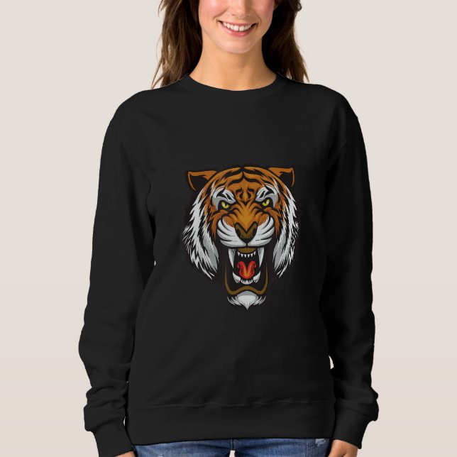 Vintage Tiger Tiger Wild Cats Sweatshirt (Front)
