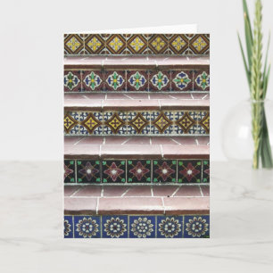 Vintage Tile Stairs Card
