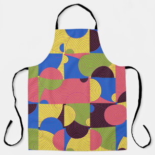 Vintage tiles pattern, abstract seamless backgroun apron